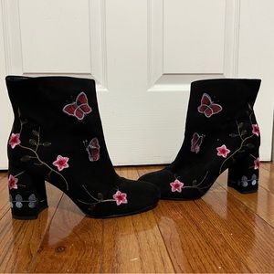 Nanette Floral Booties